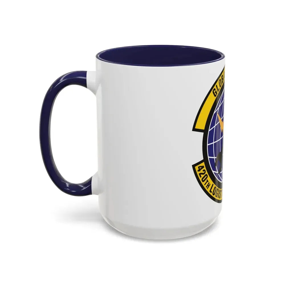 420th Logistics Readiness Squadron (U.S. Air Force) Accent Coffee Mug - Go Mug Yourself