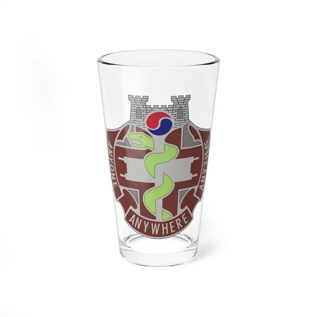 421 Medical Battalion (U.S. Army) Pint Glass 16oz 16oz - Go Mug Yourself