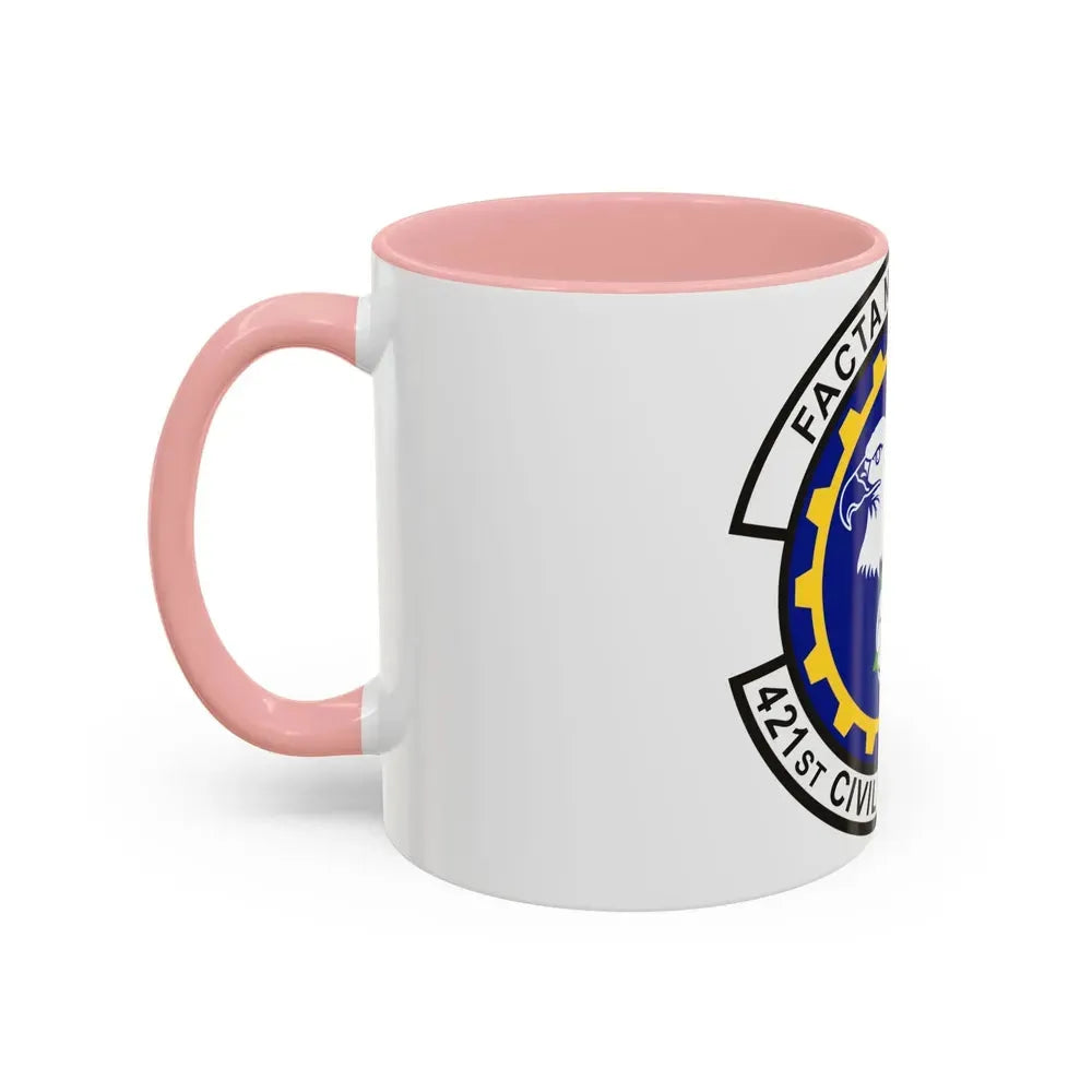 421st Civil Engineer Squadron (U.S. Air Force) Accent Coffee Mug - Go Mug Yourself
