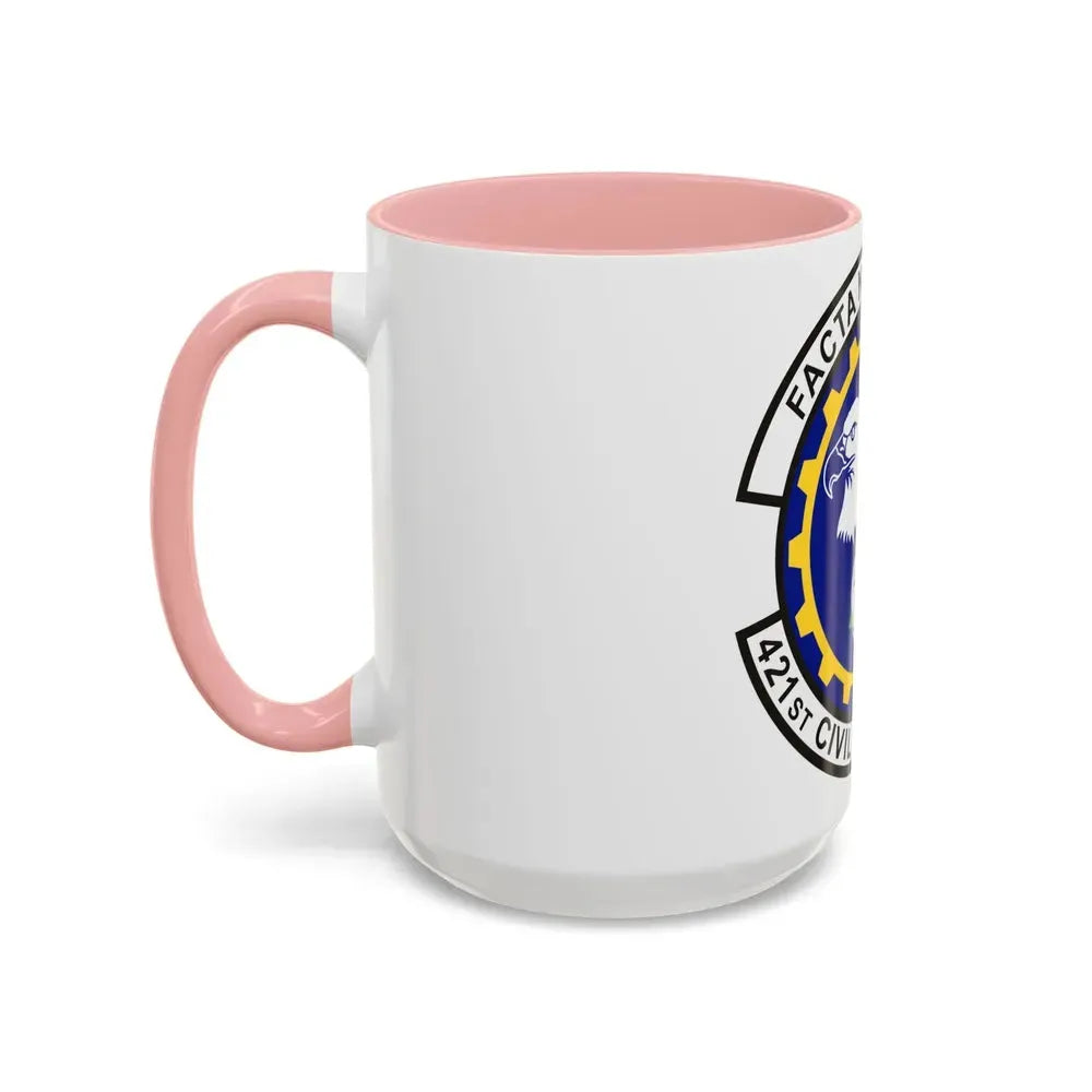 421st Civil Engineer Squadron (U.S. Air Force) Accent Coffee Mug - Go Mug Yourself