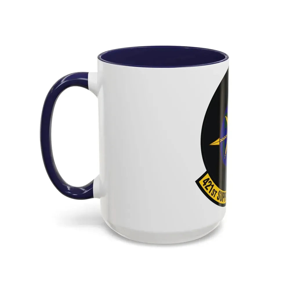 421st Supply Chain Management Squadron (U.S. Air Force) Accent Coffee Mug - Go Mug Yourself