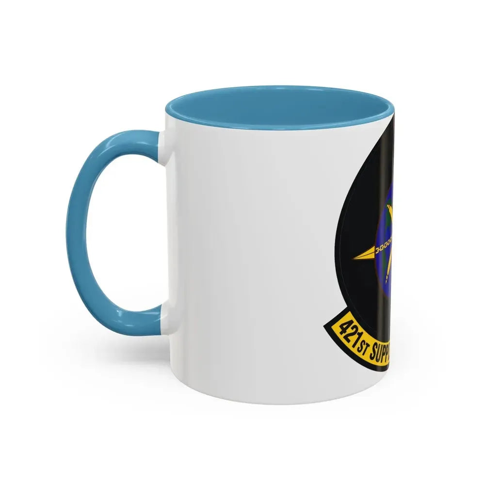 421st Supply Chain Management Squadron (U.S. Air Force) Accent Coffee Mug - Go Mug Yourself