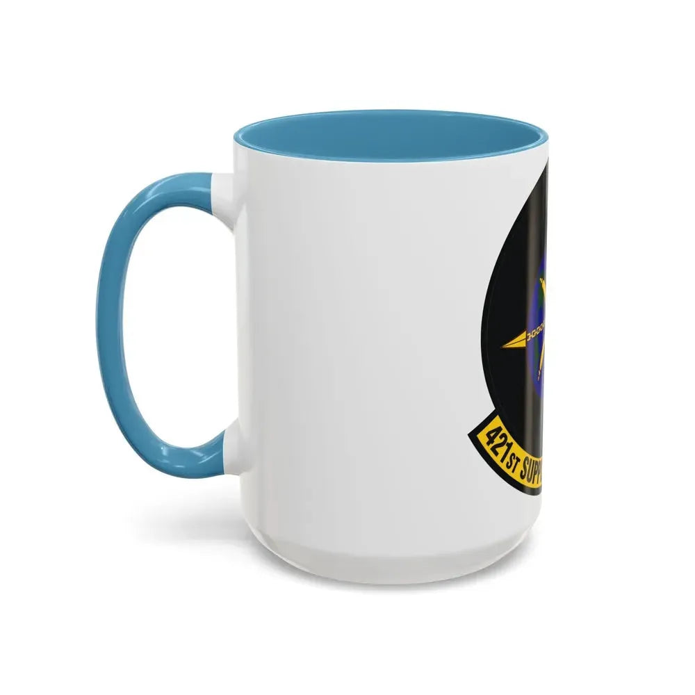 421st Supply Chain Management Squadron (U.S. Air Force) Accent Coffee Mug - Go Mug Yourself