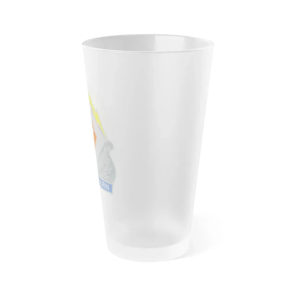 422 Signal Battalion (U.S. Army) Frosted Pint Glass 16oz - Go Mug Yourself