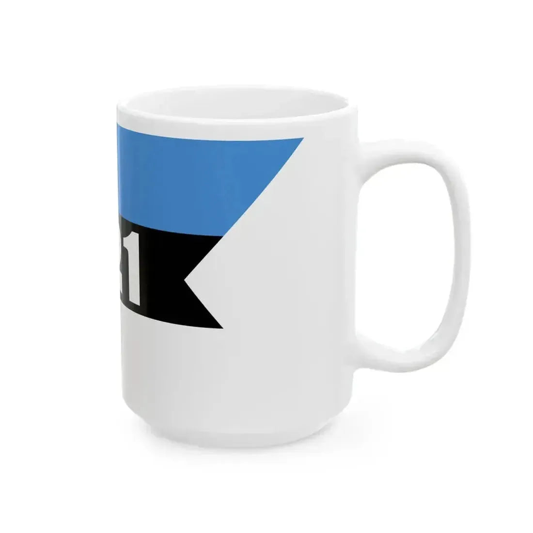 4221 GdCo flag (Estonia) White Coffee Mug - Go Mug Yourself