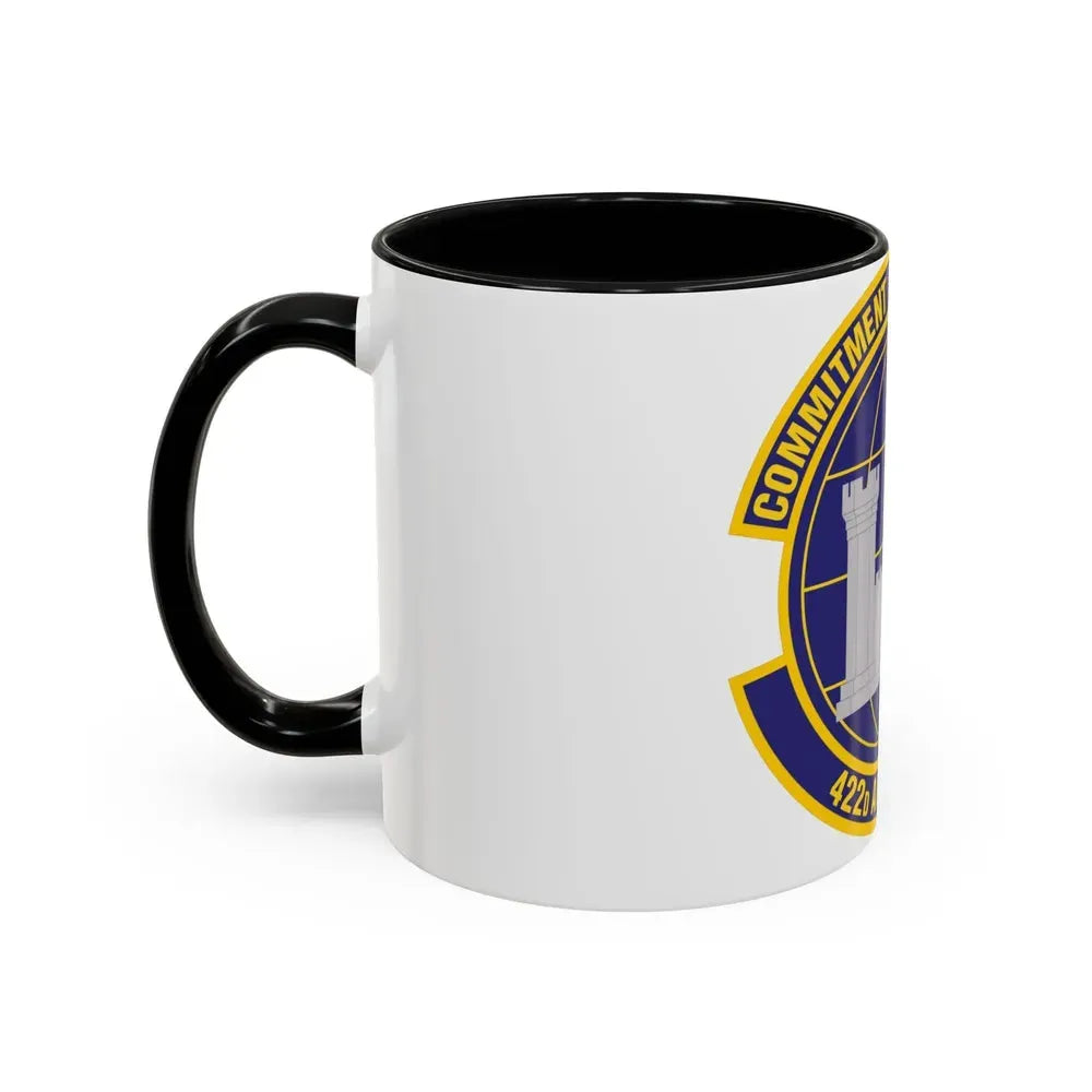 422d Air Base Squadron (U.S. Air Force) Accent Coffee Mug - Go Mug Yourself