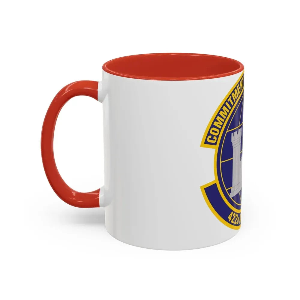 422d Air Base Squadron (U.S. Air Force) Accent Coffee Mug - Go Mug Yourself