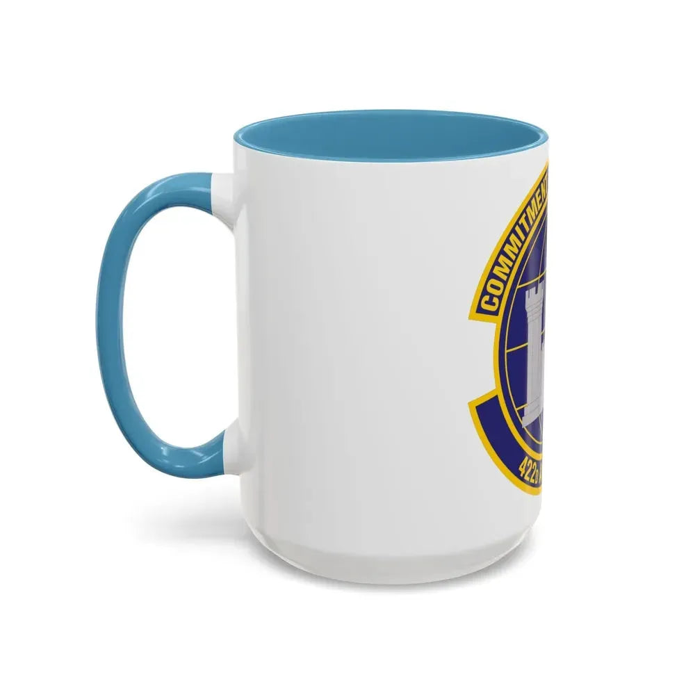 422d Air Base Squadron (U.S. Air Force) Accent Coffee Mug - Go Mug Yourself