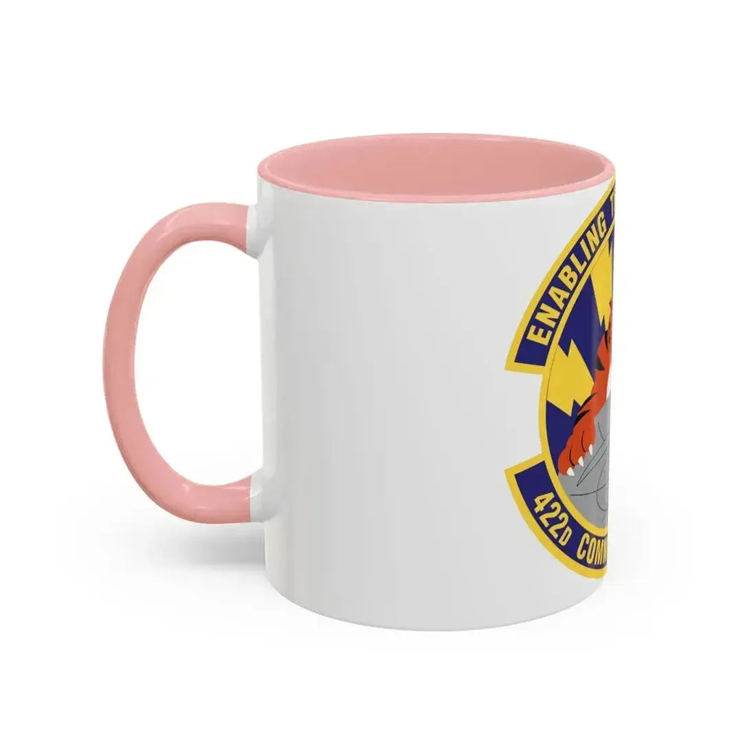 422d Communications Squadron (U.S. Air Force) Accent Coffee Mug - Go Mug Yourself