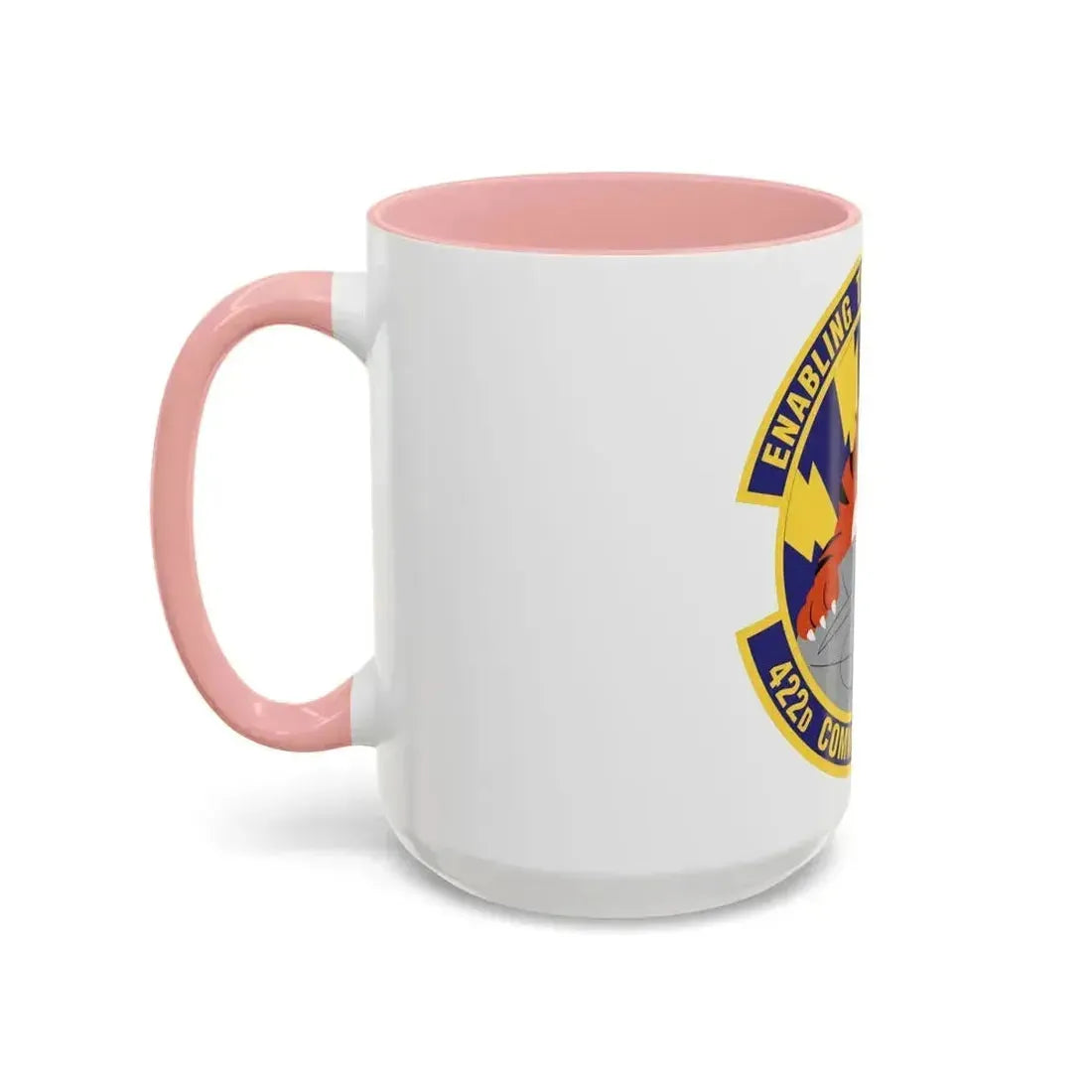 422d Communications Squadron (U.S. Air Force) Accent Coffee Mug - Go Mug Yourself