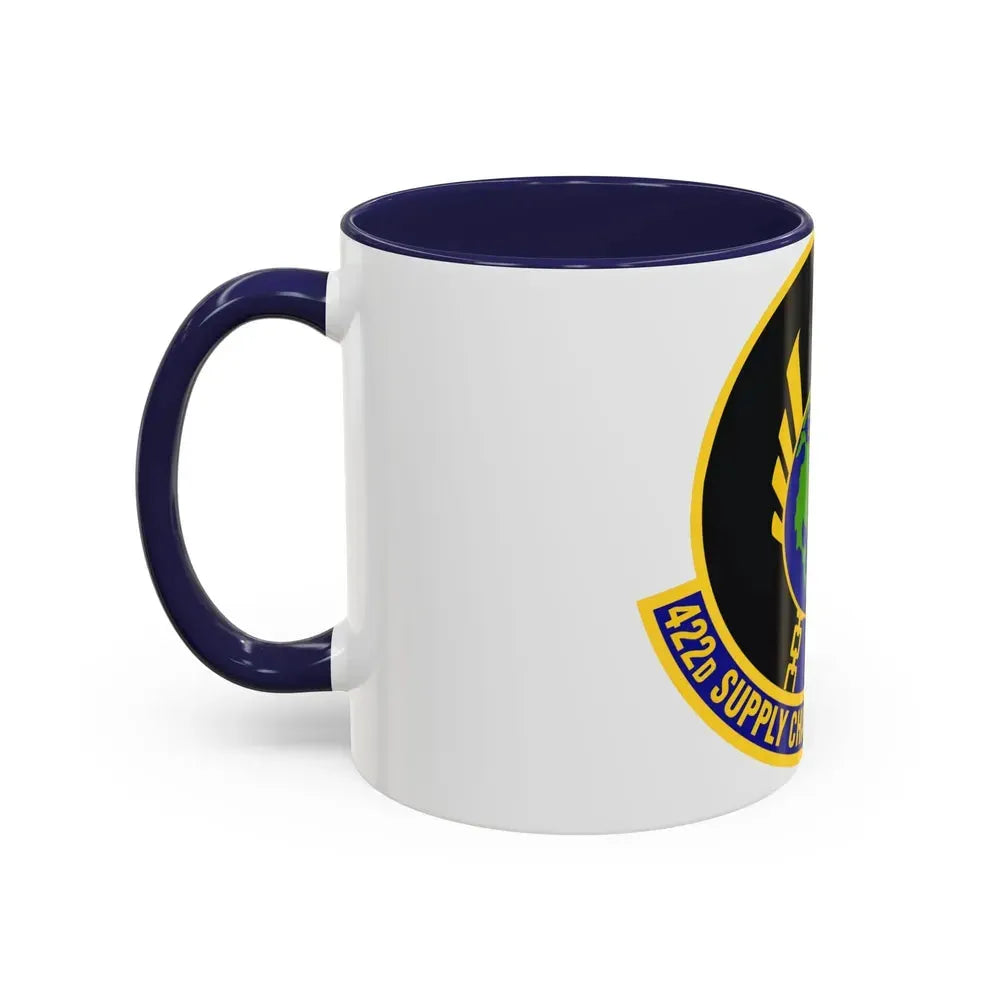 422d Supply Chain Management Squadron (U.S. Air Force) Accent Coffee Mug - Go Mug Yourself