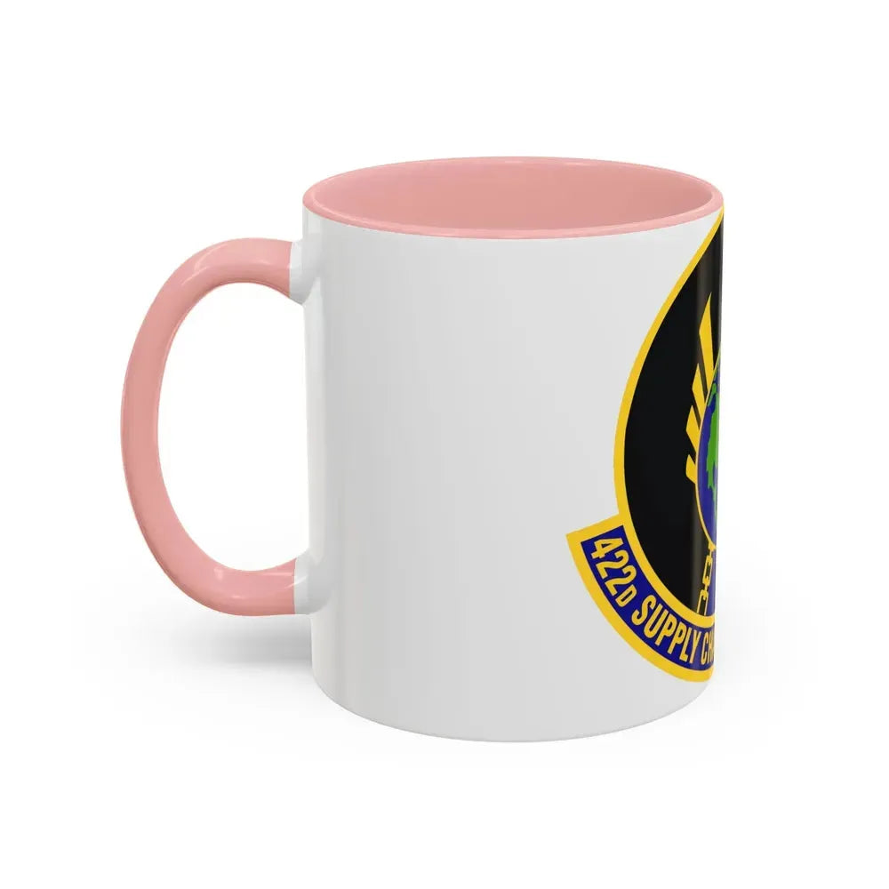 422d Supply Chain Management Squadron (U.S. Air Force) Accent Coffee Mug - Go Mug Yourself
