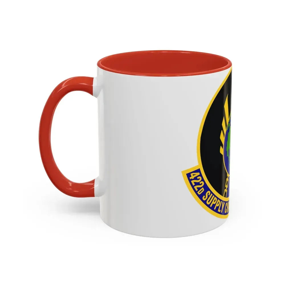 422d Supply Chain Management Squadron (U.S. Air Force) Accent Coffee Mug - Go Mug Yourself