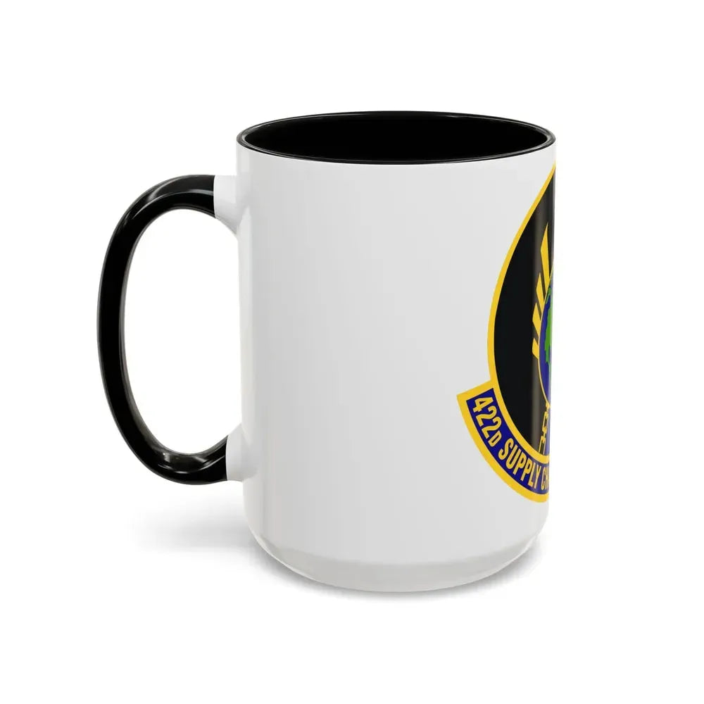 422d Supply Chain Management Squadron (U.S. Air Force) Accent Coffee Mug - Go Mug Yourself