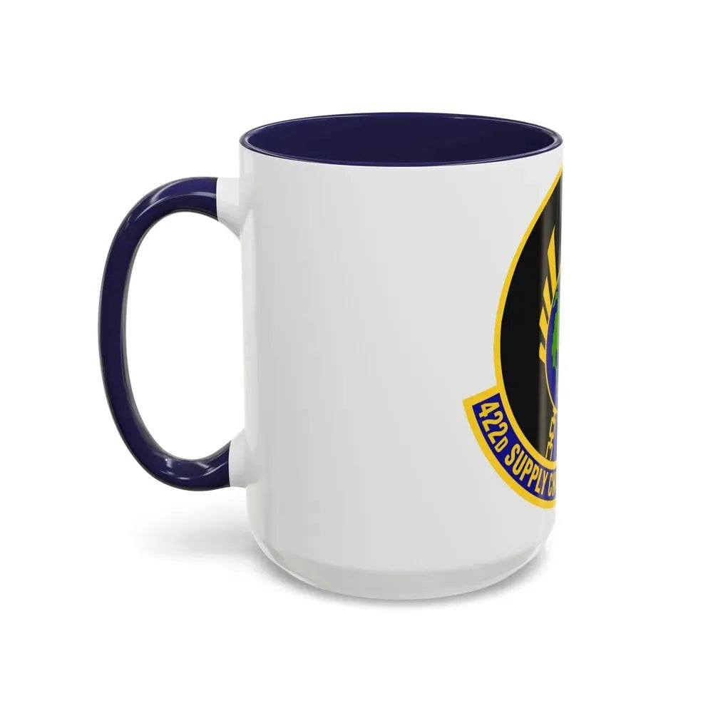 422d Supply Chain Management Squadron (U.S. Air Force) Accent Coffee Mug - Go Mug Yourself