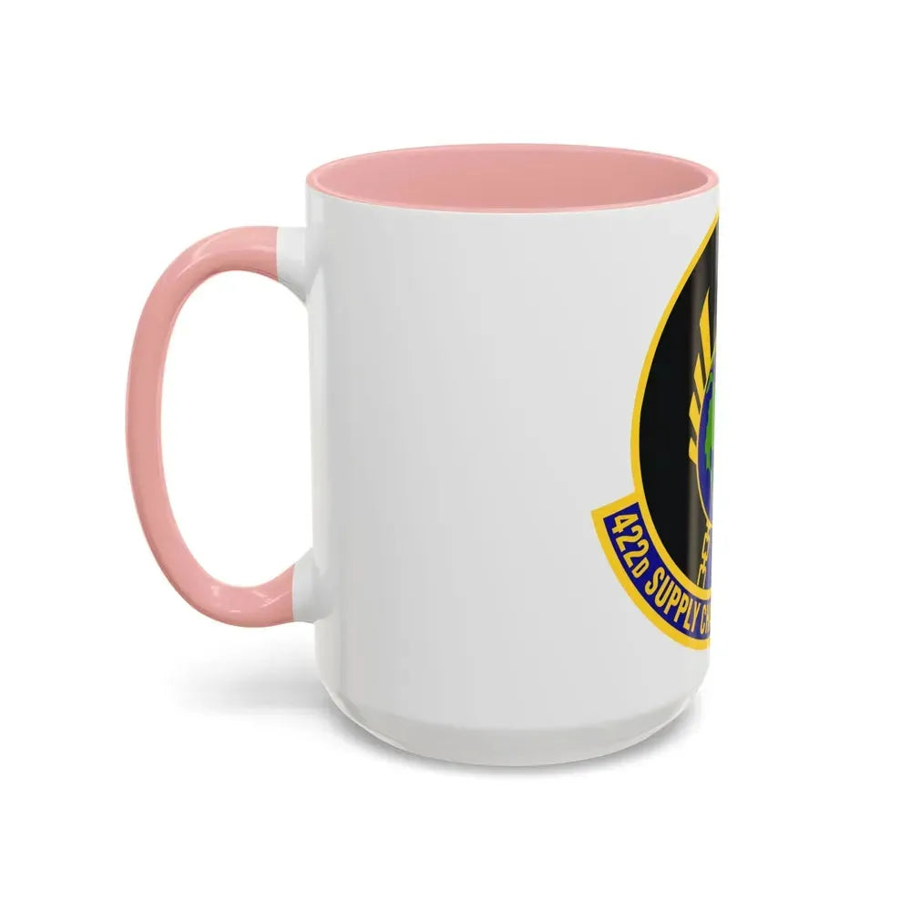422d Supply Chain Management Squadron (U.S. Air Force) Accent Coffee Mug - Go Mug Yourself