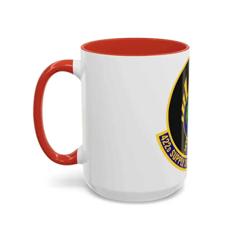422d Supply Chain Management Squadron (U.S. Air Force) Accent Coffee Mug - Go Mug Yourself