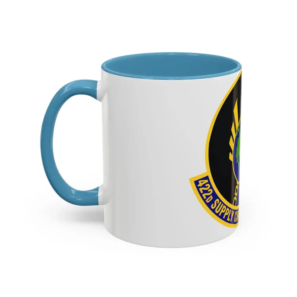 422d Supply Chain Management Squadron (U.S. Air Force) Accent Coffee Mug - Go Mug Yourself