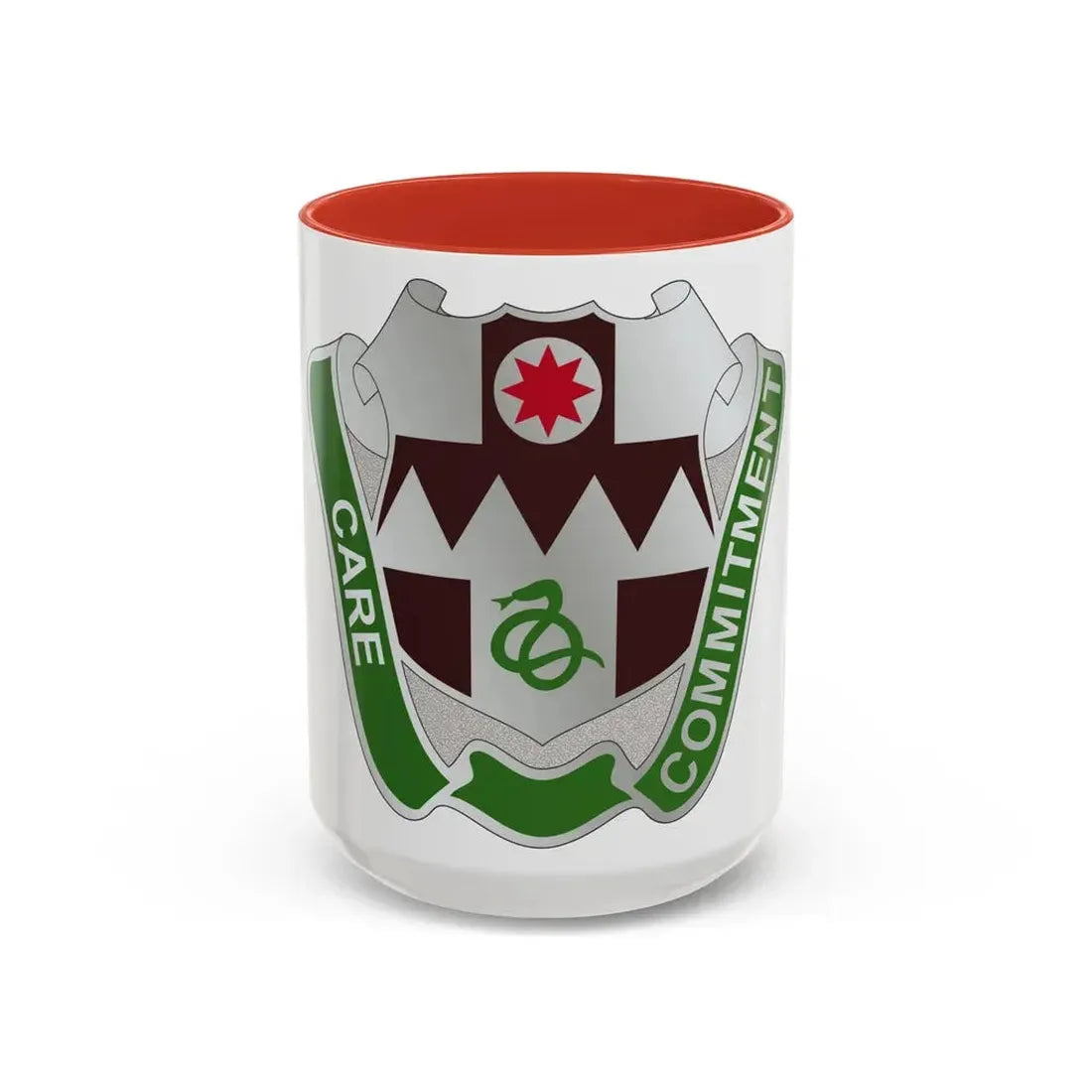 423 Medical Battalion (U.S. Army) Accent Coffee Mug 15oz Red - Go Mug Yourself