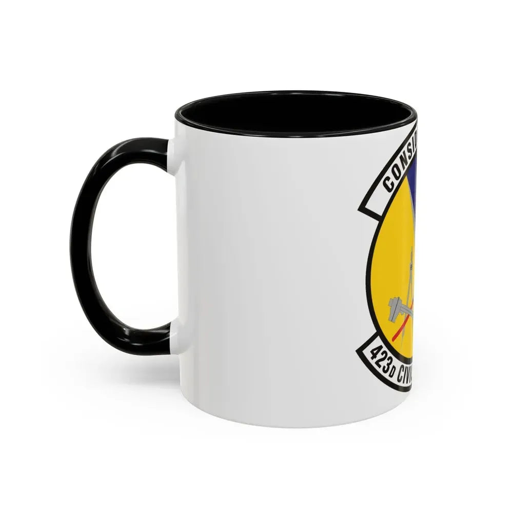 423d Civil Engineer Squadron (U.S. Air Force) Accent Coffee Mug - Go Mug Yourself