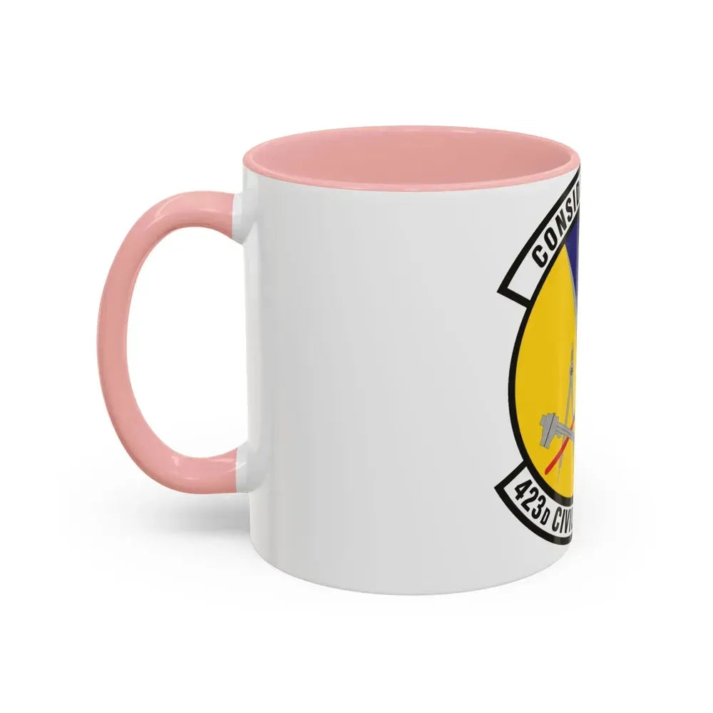 423d Civil Engineer Squadron (U.S. Air Force) Accent Coffee Mug - Go Mug Yourself