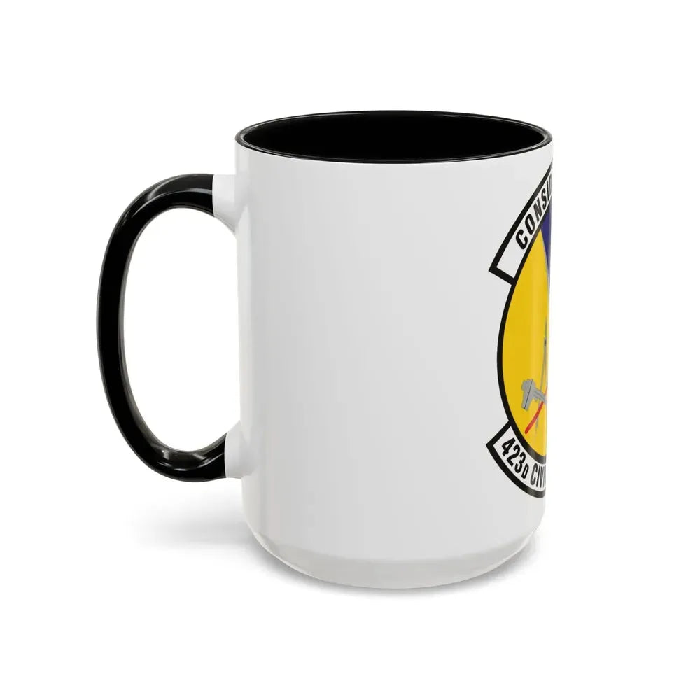 423d Civil Engineer Squadron (U.S. Air Force) Accent Coffee Mug - Go Mug Yourself
