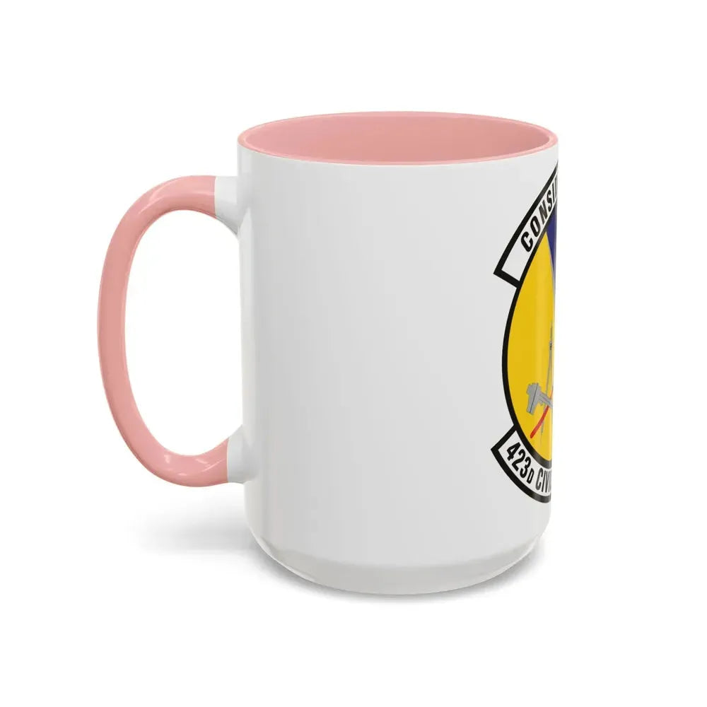 423d Civil Engineer Squadron (U.S. Air Force) Accent Coffee Mug - Go Mug Yourself