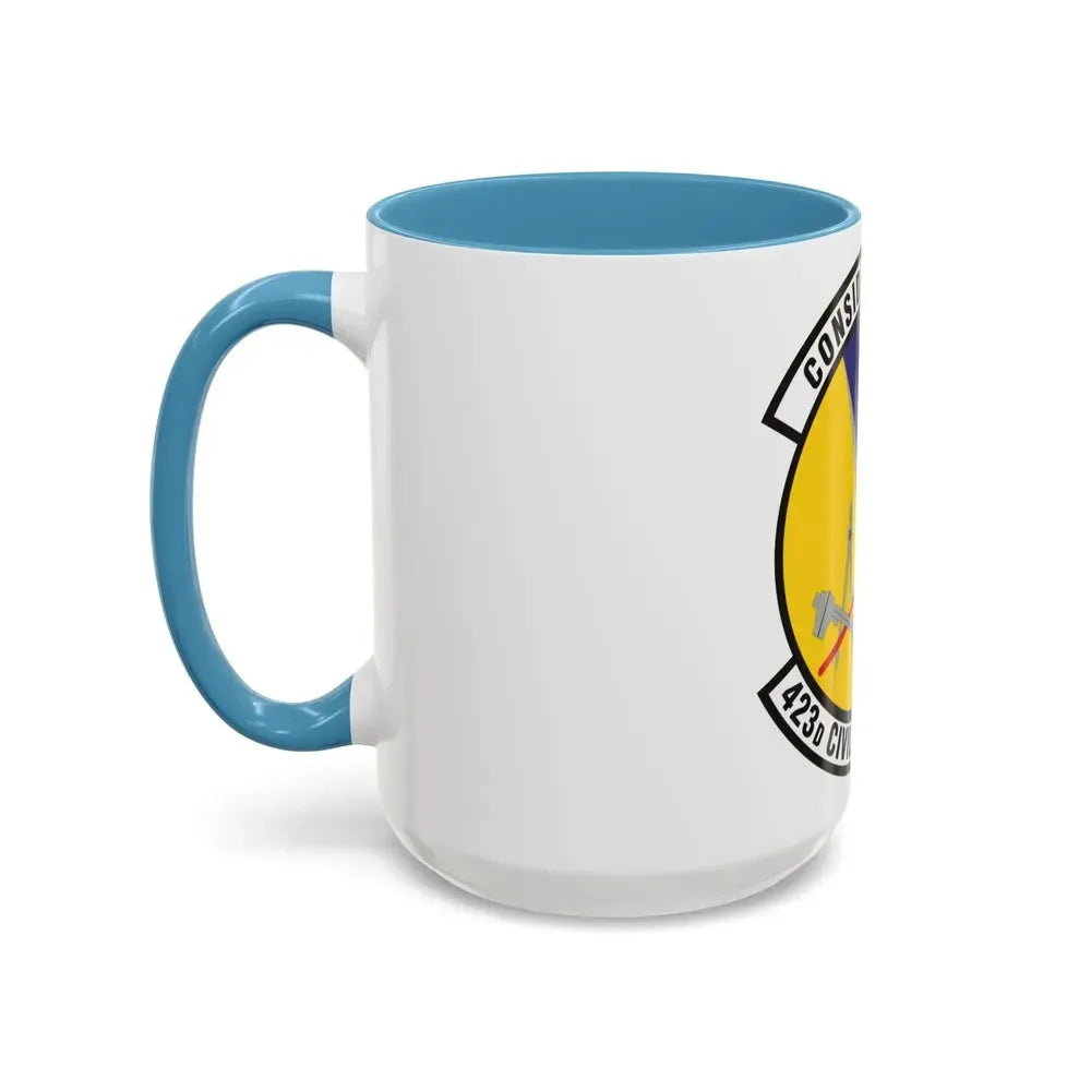 423d Civil Engineer Squadron (U.S. Air Force) Accent Coffee Mug - Go Mug Yourself