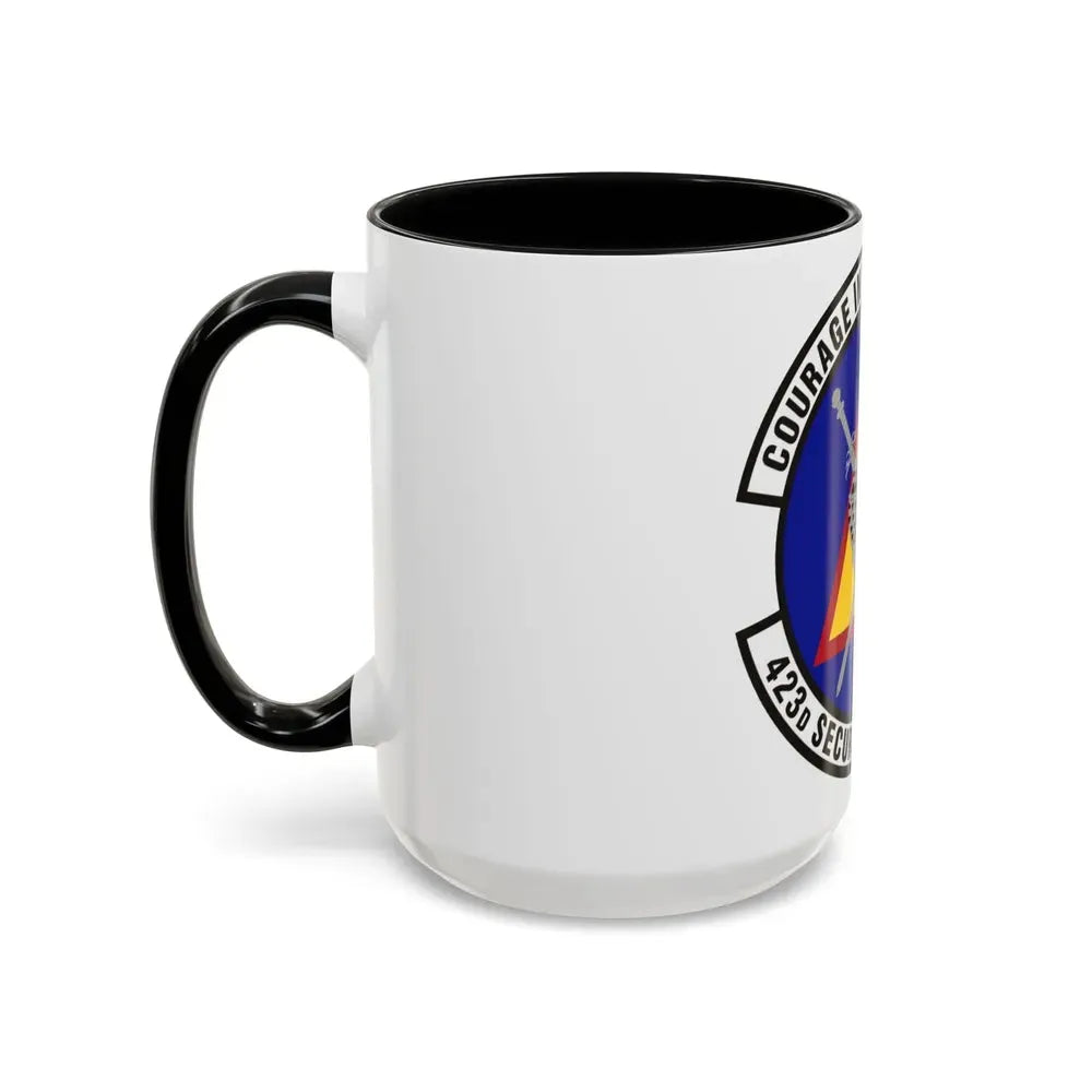 423d Security Forces Squadron (U.S. Air Force) Accent Coffee Mug - Go Mug Yourself