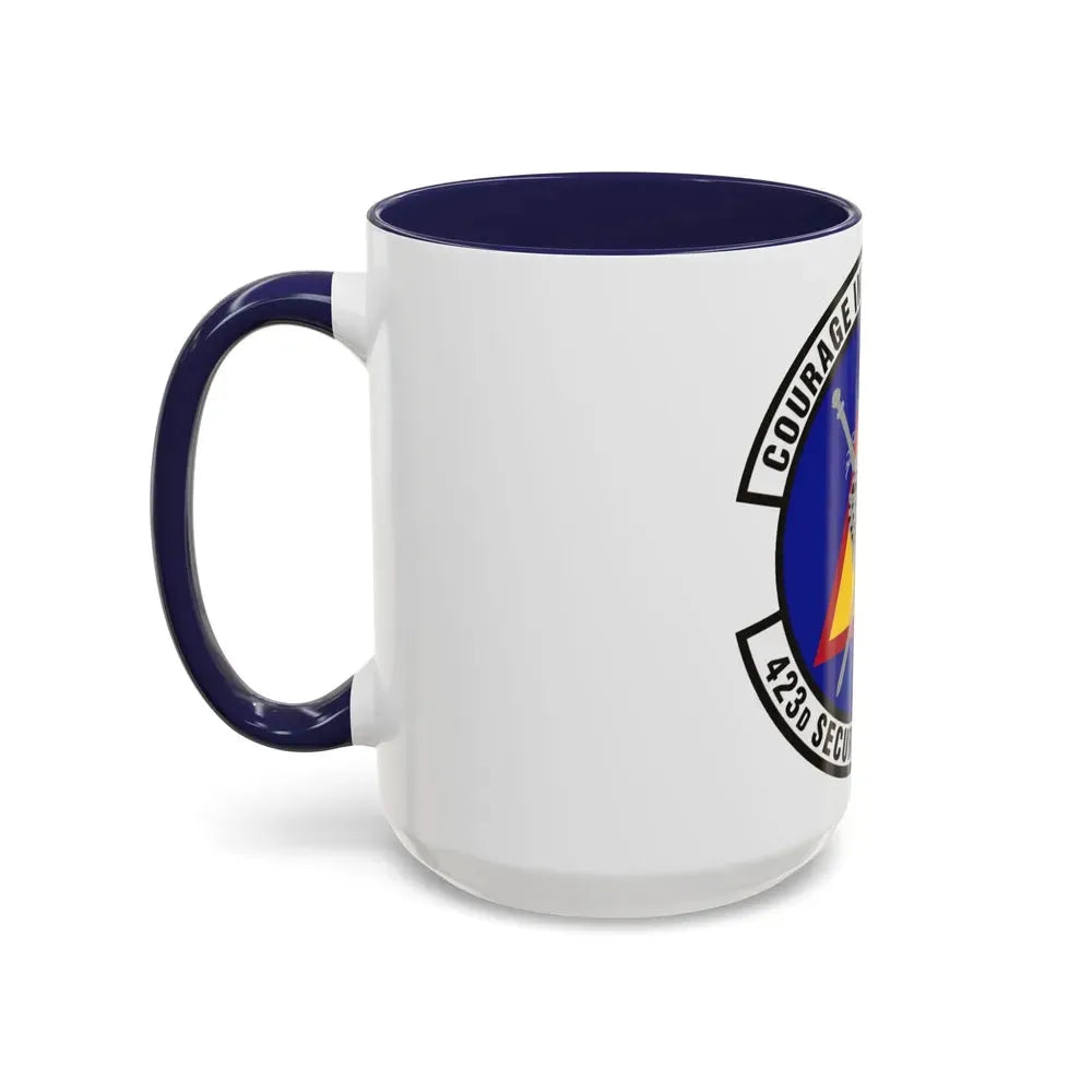 423d Security Forces Squadron (U.S. Air Force) Accent Coffee Mug - Go Mug Yourself
