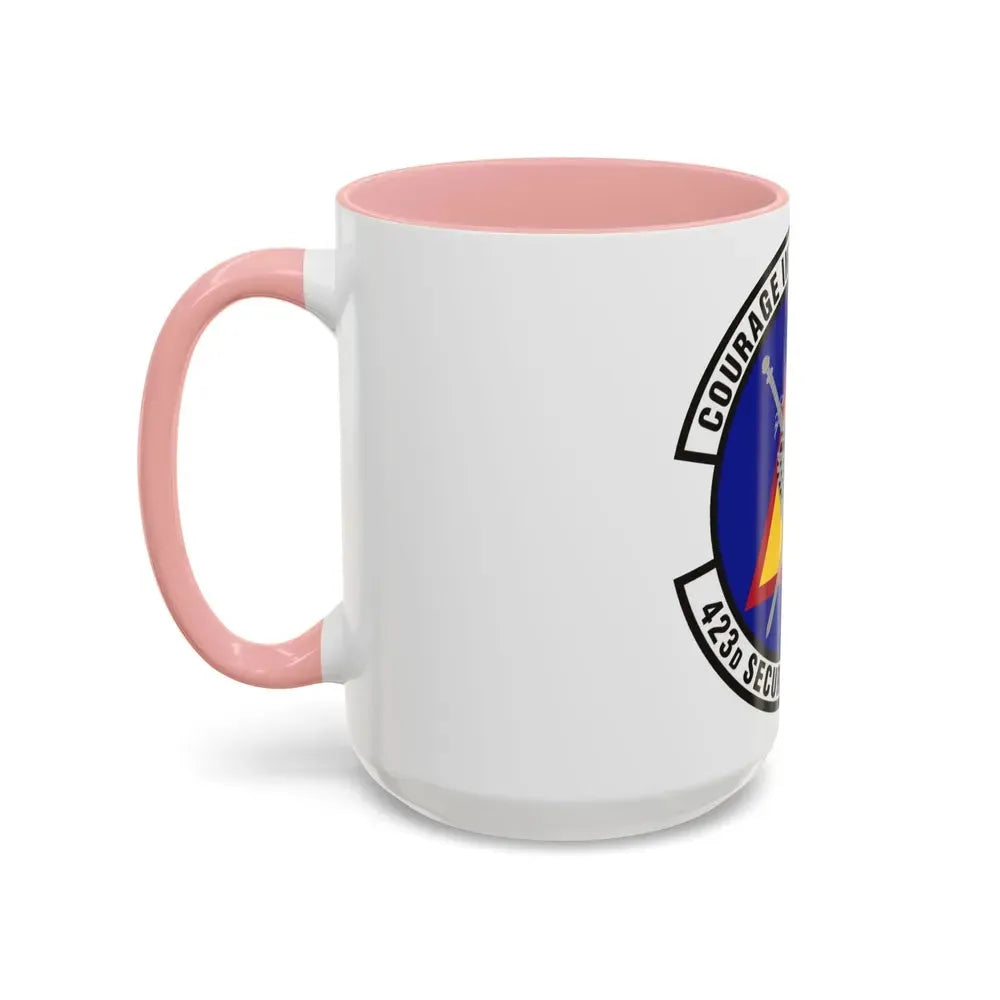 423d Security Forces Squadron (U.S. Air Force) Accent Coffee Mug - Go Mug Yourself