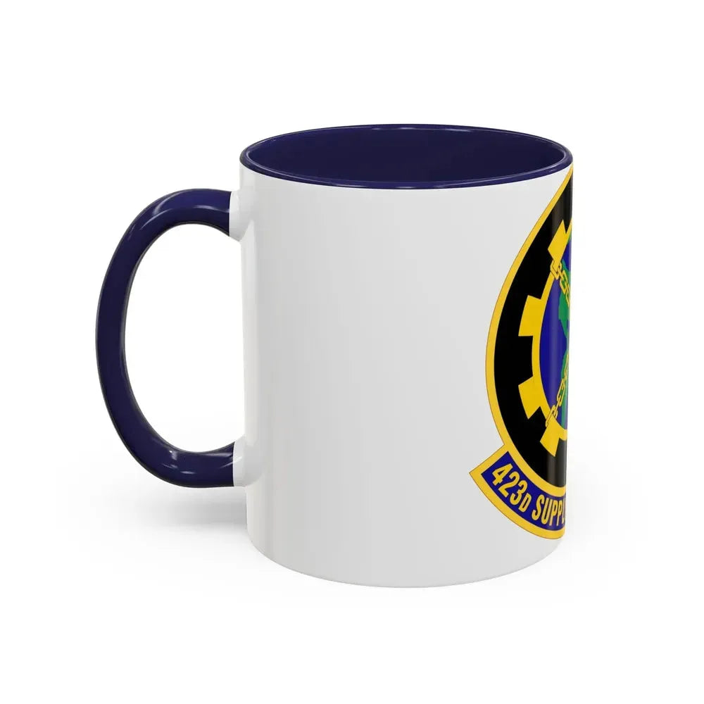 423d Supply Chain Management Squadron (U.S. Air Force) Accent Coffee Mug - Go Mug Yourself
