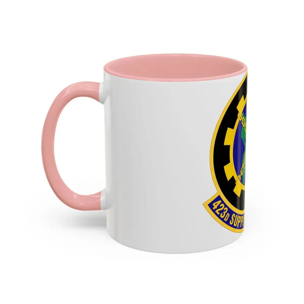 423d Supply Chain Management Squadron (U.S. Air Force) Accent Coffee Mug - Go Mug Yourself