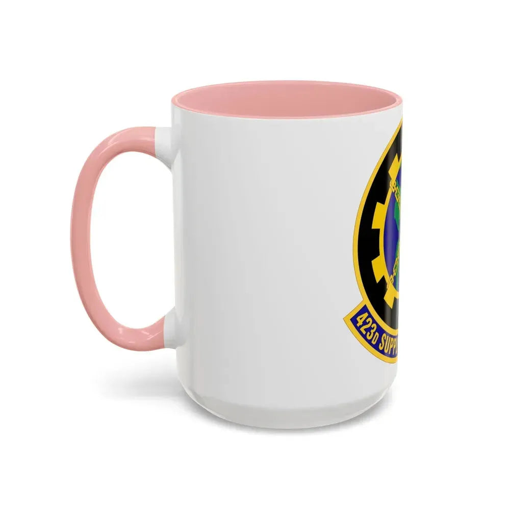423d Supply Chain Management Squadron (U.S. Air Force) Accent Coffee Mug - Go Mug Yourself