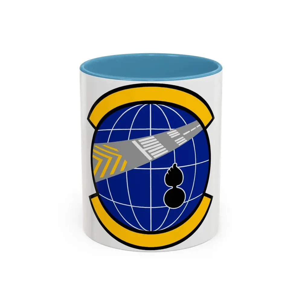 424 Air Base Squadron USAFE (U.S. Air Force) Accent Coffee Mug 11oz Light Blue - Go Mug Yourself