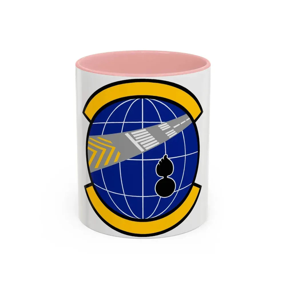 424 Air Base Squadron USAFE (U.S. Air Force) Accent Coffee Mug 11oz Pink - Go Mug Yourself