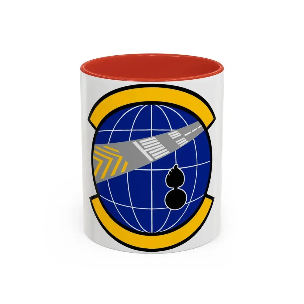 424 Air Base Squadron USAFE (U.S. Air Force) Accent Coffee Mug 11oz Red - Go Mug Yourself