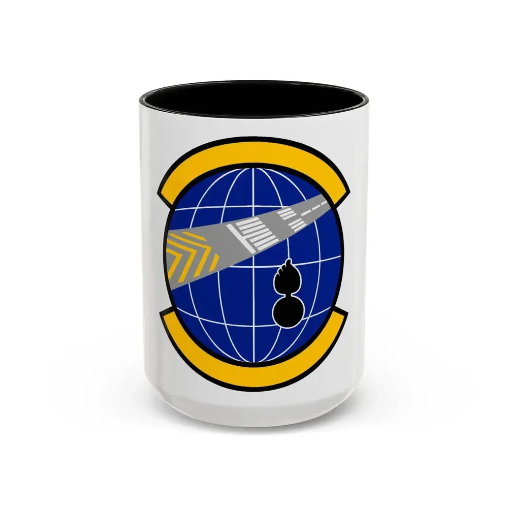 424 Air Base Squadron USAFE (U.S. Air Force) Accent Coffee Mug 15oz Black - Go Mug Yourself