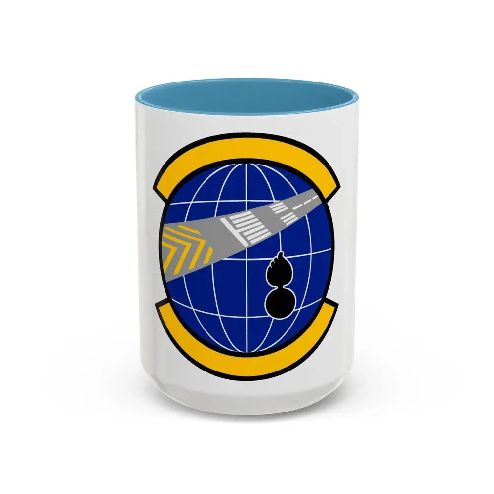 424 Air Base Squadron USAFE (U.S. Air Force) Accent Coffee Mug 15oz Light Blue - Go Mug Yourself