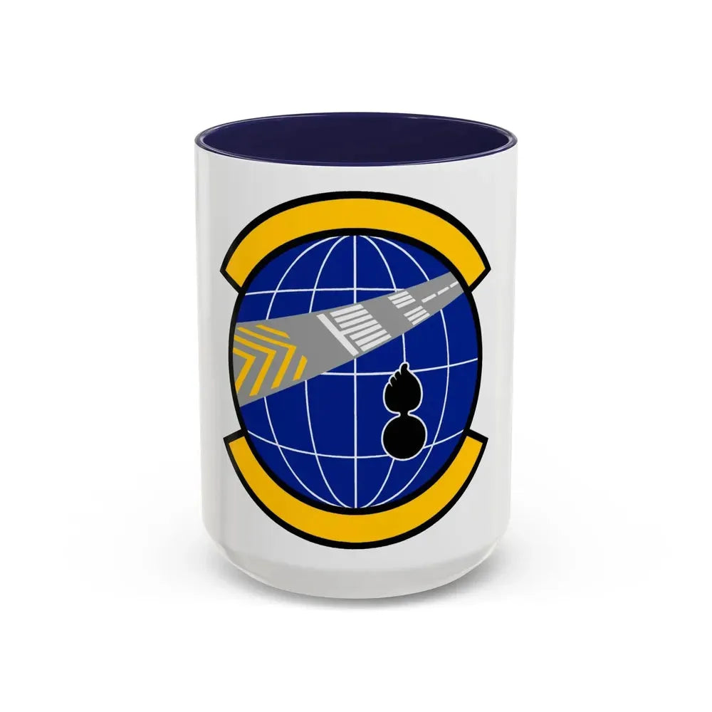 424 Air Base Squadron USAFE (U.S. Air Force) Accent Coffee Mug 15oz Navy - Go Mug Yourself