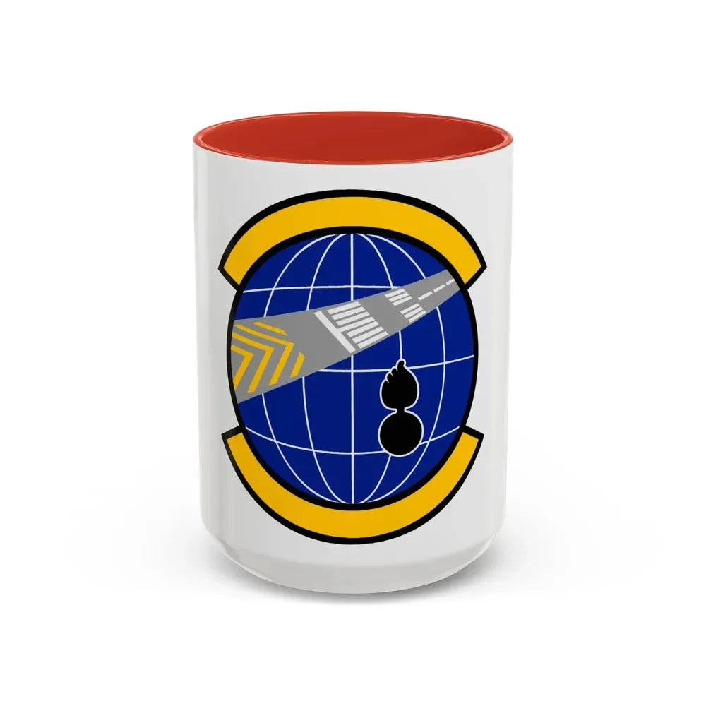 424 Air Base Squadron USAFE (U.S. Air Force) Accent Coffee Mug 15oz Red - Go Mug Yourself