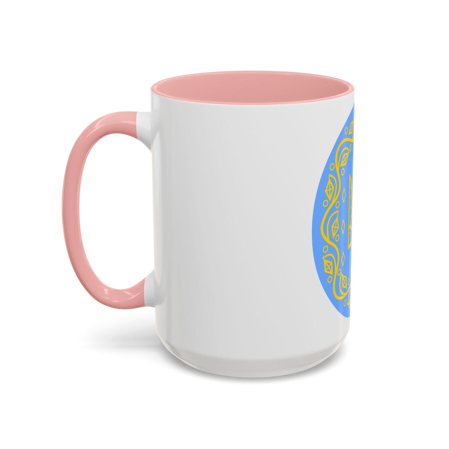 Coat of arms of Ukrainian People's Republic 2 - Accent Coffee Mug