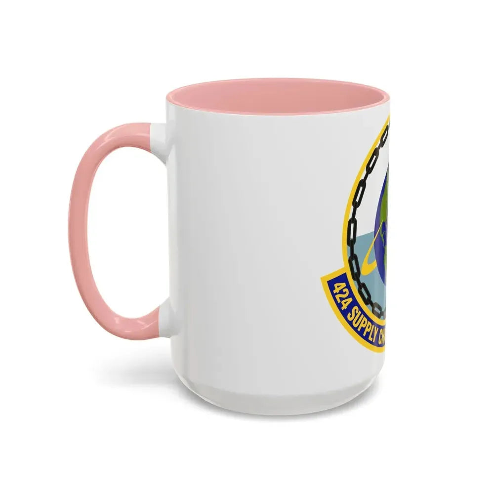 424th Supply Chain Management Squadron (U.S. Air Force) Accent Coffee Mug - Go Mug Yourself