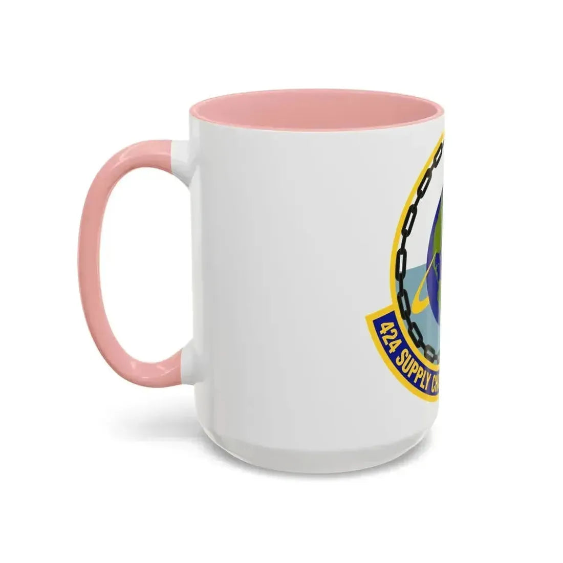 424th Supply Chain Management Squadron (U.S. Air Force) Accent Coffee Mug - Go Mug Yourself
