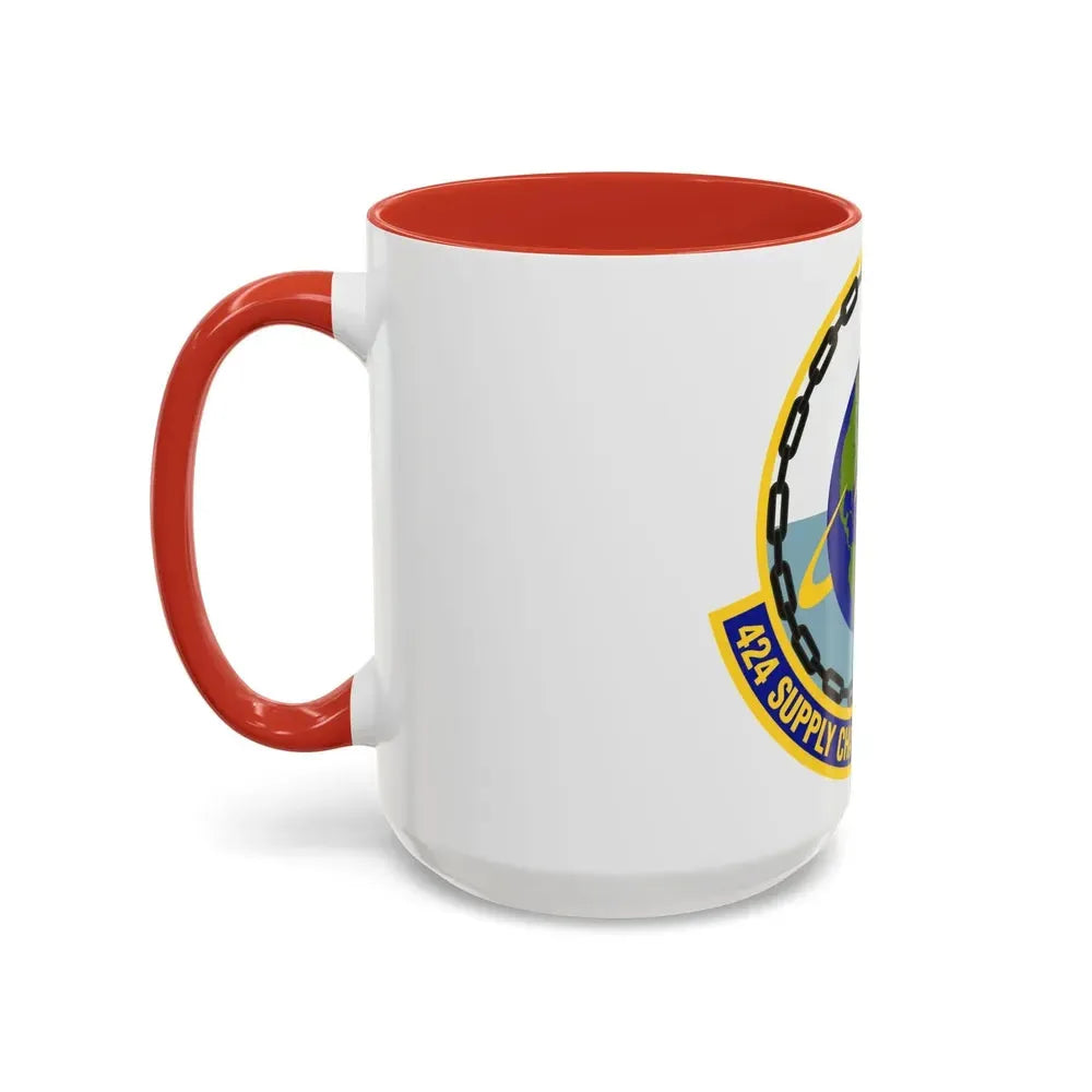 424th Supply Chain Management Squadron (U.S. Air Force) Accent Coffee Mug - Go Mug Yourself