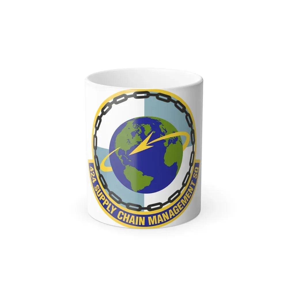 424th Supply Chain Management Squadron (U.S. Air Force) Color Changing Coffee Mug 11oz - Go Mug Yourself