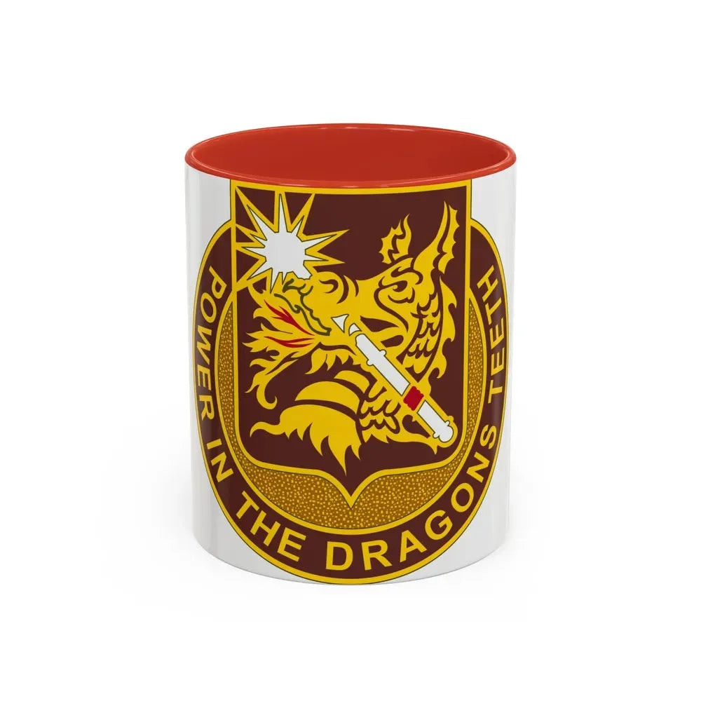 425 Medical Battalion (U.S. Army) Accent Coffee Mug 11oz Red - Go Mug Yourself