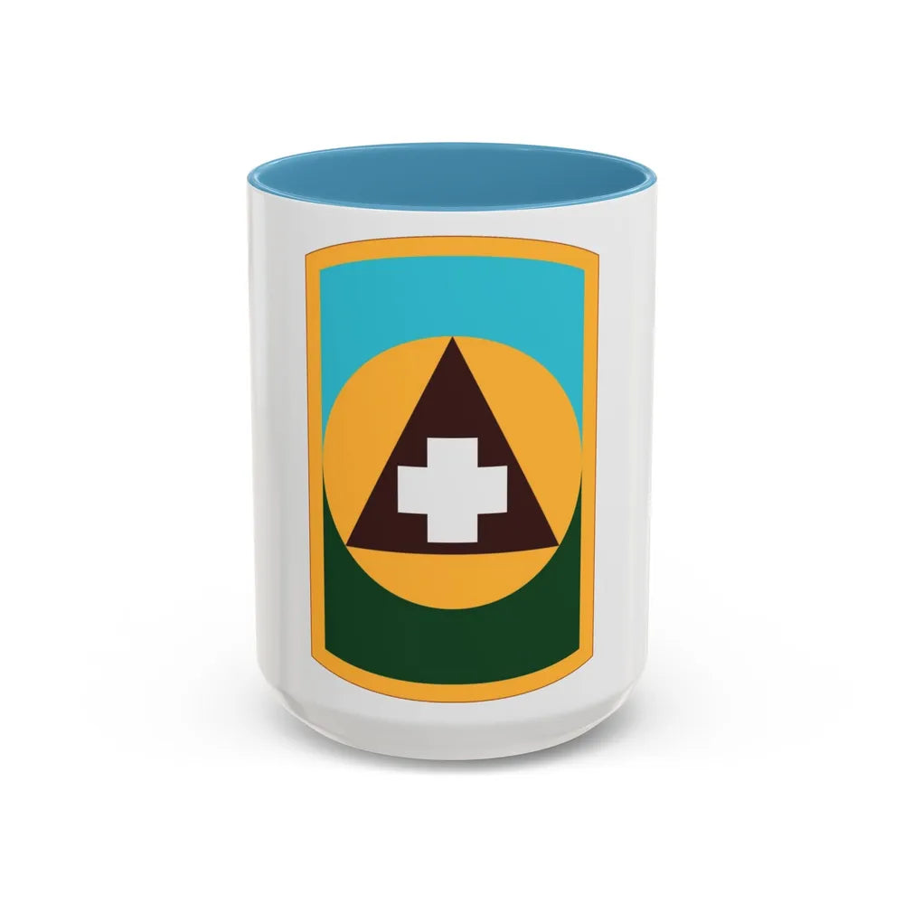 426 Medical Brigade (U.S. Army) Accent Coffee Mug-15oz-Light Blue-Go Mug Yourself