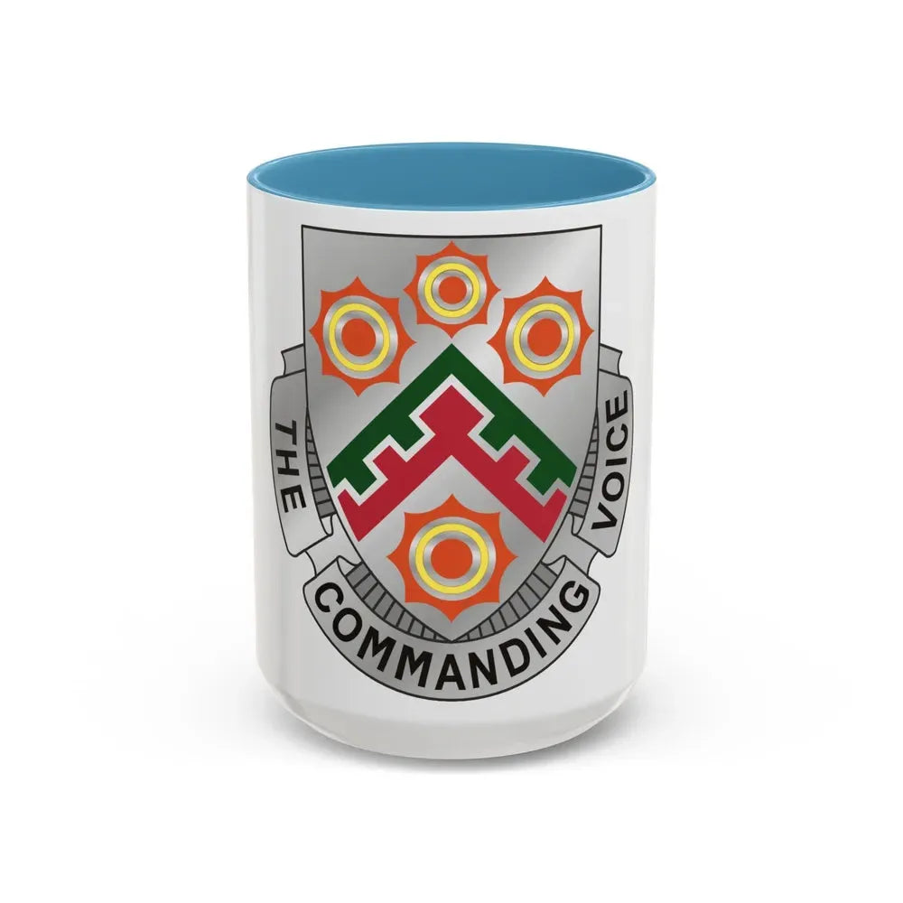 426 Signal Battalion (U.S. Army) Accent Coffee Mug 15oz Light Blue - Go Mug Yourself