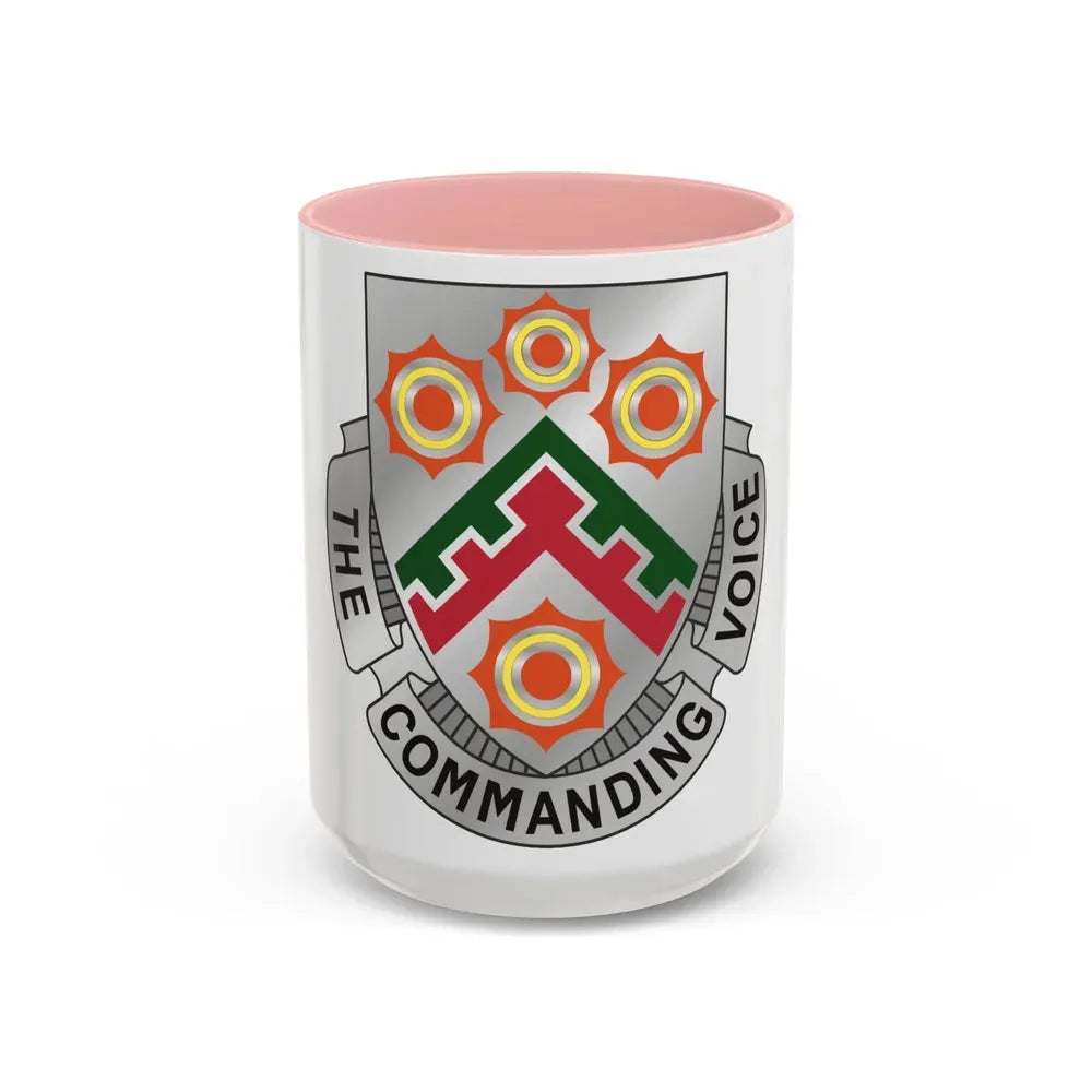 426 Signal Battalion (U.S. Army) Accent Coffee Mug 15oz Pink - Go Mug Yourself